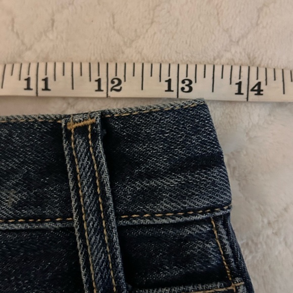 Current/Elliot Women’s Exposed Button Fly Vintage Ankle Raw Hem Jeans Size 25 - Picture 7 of 9